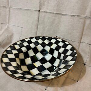 McKenzie Childs Courtly Check 40 oz. Serving Bowl